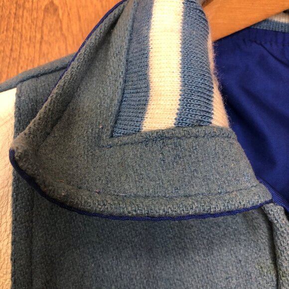 Vintage Letterman Jacket Princeton Jr. High Reversable Halloween Costume Allan - Picture 14 of 16